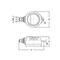 Digitale manometer fig. 11449 serie CPG1500 roestvaststaal buitendraad